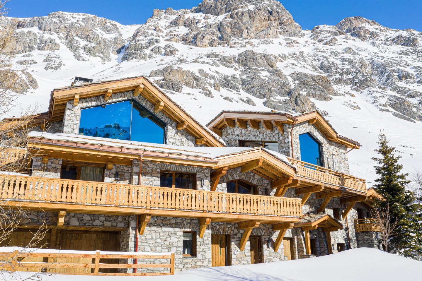 Front view from outside